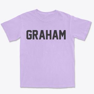 Graham North Carolina Classic Block Premium Heavyweight T-shirt