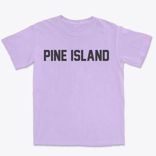 Pine Island Florida Classic Block Premium Heavyweight T-shirt