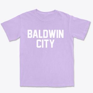 Baldwin City Kansas Classic Block Premium Heavyweight T-shirt