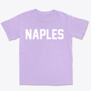 Naples Maine Classic Block Premium Heavyweight T-shirt