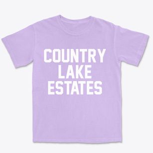Country Lake Estates New Jersey Classic Block Premium Heavyweight T-shirt