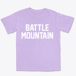 Battle Mountain Nevada Classic Block Premium Heavyweight T-shirt