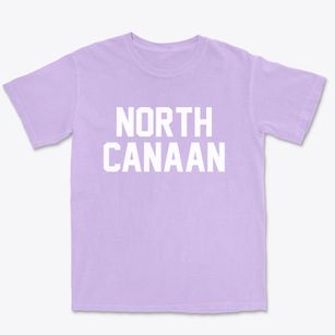 North Canaan Connecticut Classic Block Premium Heavyweight T-shirt