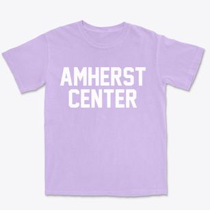 Amherst Center Massachusetts Classic Block Premium Heavyweight T-shirt