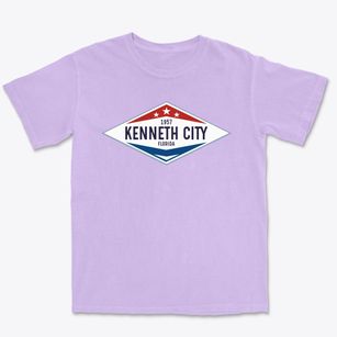 Kenneth City Florida Diamond Star Premium Heavyweight T-shirt