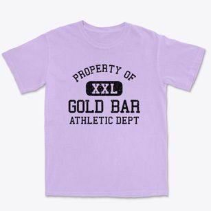 Gold Bar Washington Athletic Dept Premium Heavyweight T-shirt