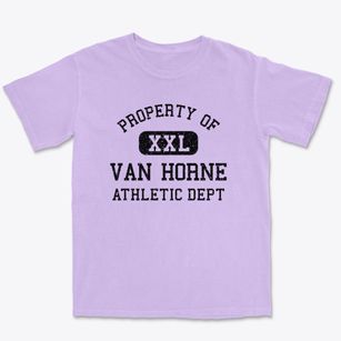 Van Horne Iowa Athletic Dept Premium Heavyweight T-shirt