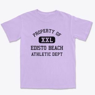 Edisto Beach South Carolina Athletic Dept Premium Heavyweight T-shirt