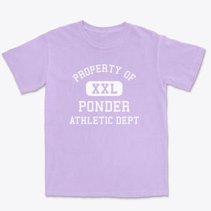 Ponder Texas Athletic Dept Premium Heavyweight T-shirt