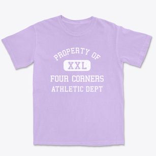 Four Corners Texas Athletic Dept Premium Heavyweight T-shirt