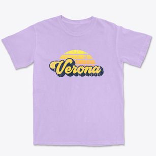 Verona New York Sublime Sunset Premium Heavyweight T-shirt