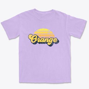 Orange Ohio Sublime Sunset Premium Heavyweight T-shirt