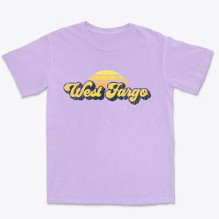 West Fargo North Dakota Sublime Sunset Premium Heavyweight T-shirt