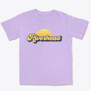 Riverhead New York Sublime Sunset Premium Heavyweight T-shirt