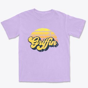 Griffin Georgia Sublime Sunset Premium Heavyweight T-shirt