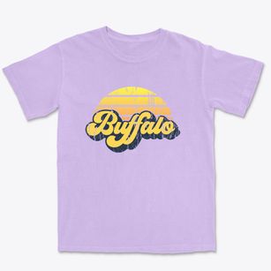 Buffalo Illinois Sublime Sunset Premium Heavyweight T-shirt