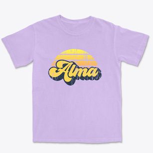 Alma Missouri Sublime Sunset Premium Heavyweight T-shirt