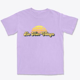 De Tour Village Michigan Sublime Sunset Premium Heavyweight T-shirt