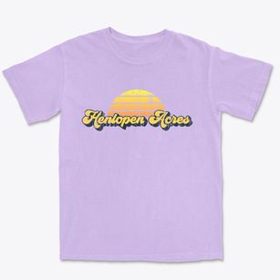 Henlopen Acres Delaware Sublime Sunset Premium Heavyweight T-shirt