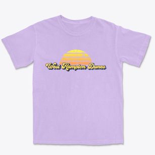 West Hampton Dunes New York Sublime Sunset Premium Heavyweight T-shirt