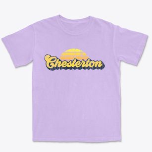 Chesterton Indiana Sublime Sunset Premium Heavyweight T-shirt