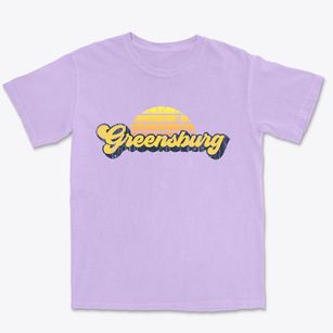 Greensburg Indiana Sublime Sunset Premium Heavyweight T-shirt