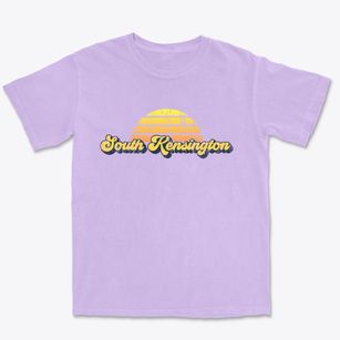 South Kensington Maryland Sublime Sunset Premium Heavyweight T-shirt