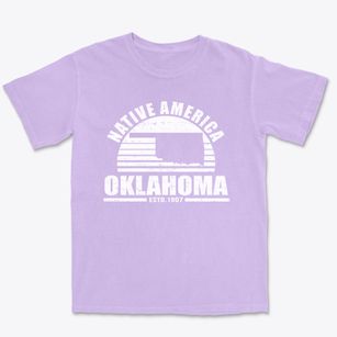  Oklahoma Sunset Premium Heavyweight T-shirt