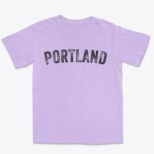 Portland Maine Timeless Retro Premium Heavyweight T-shirt
