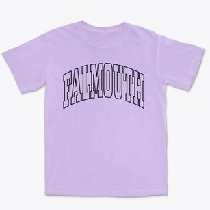 Falmouth Massachusetts Trendy Block Premium Heavyweight T-shirt