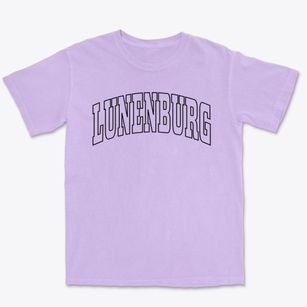 Lunenburg Vermont Trendy Block Premium Heavyweight T-shirt