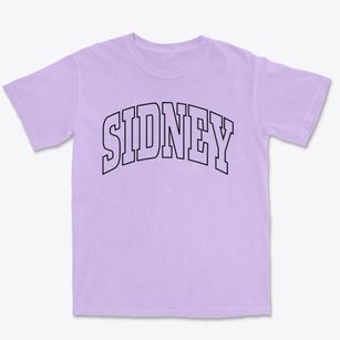 Sidney Ohio Trendy Block Premium Heavyweight T-shirt