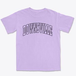 Downsville Maryland Trendy Block Premium Heavyweight T-shirt
