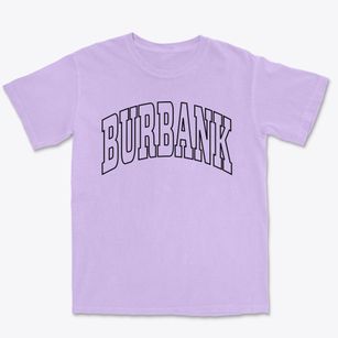 Burbank California Trendy Block Premium Heavyweight T-shirt