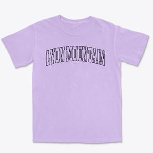 Lyon Mountain New York Trendy Block Premium Heavyweight T-shirt