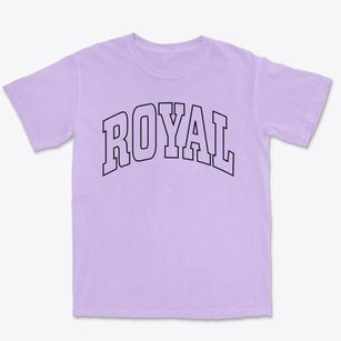 Royal Illinois Trendy Block Premium Heavyweight T-shirt