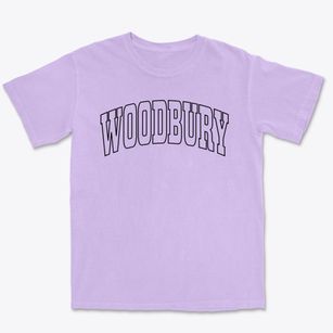 Woodbury New York Trendy Block Premium Heavyweight T-shirt