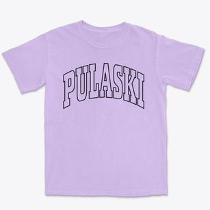 Pulaski Tennessee Trendy Block Premium Heavyweight T-shirt