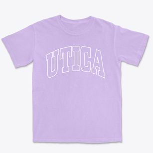 Utica New York Trendy Block Premium Heavyweight T-shirt