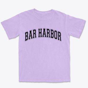 Bar Harbor Maine Varsity Premium Heavyweight T-shirt