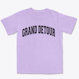 Grand Detour Illinois Varsity Premium Heavyweight T-shirt