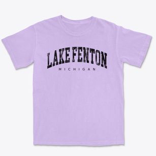 Lake Fenton Michigan Urban Vibe Premium Heavyweight T-shirt