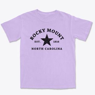 Rocky Mount North Carolina Star Premium Heavyweight T-shirt