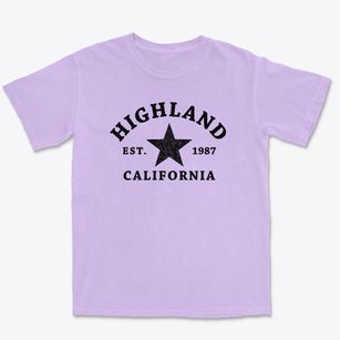 Highland California Star Premium Heavyweight T-shirt