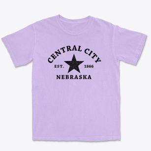 Central City Nebraska Star Premium Heavyweight T-shirt
