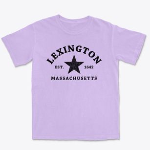 Lexington Massachusetts Star Premium Heavyweight T-shirt