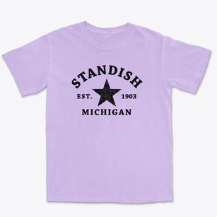 Standish Michigan Star Premium Heavyweight T-shirt