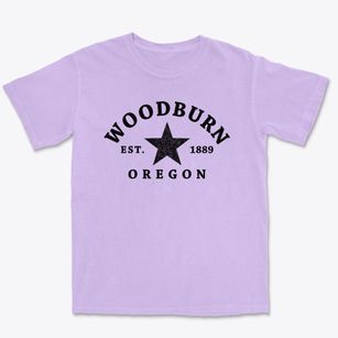 Woodburn Oregon Star Premium Heavyweight T-shirt