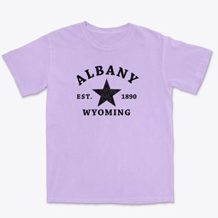 Albany Wyoming Star Premium Heavyweight T-shirt