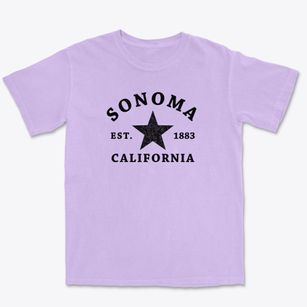 Sonoma California Star Premium Heavyweight T-shirt